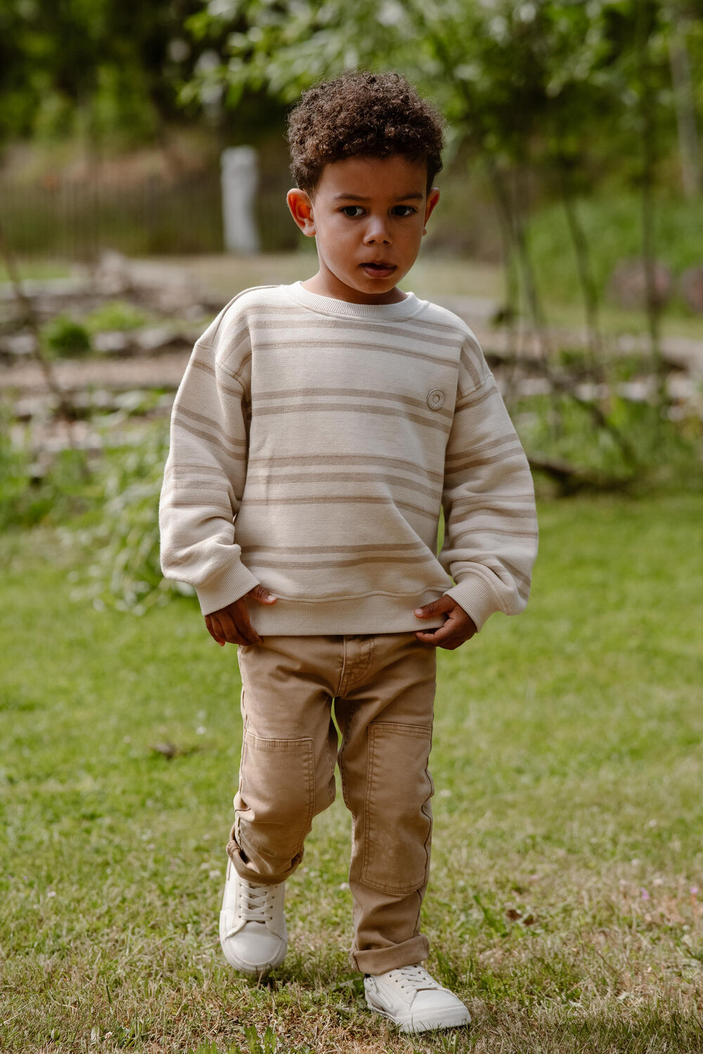 Zand DAILY7 Sweater SWEATER STRUCTURE STRIPE - large