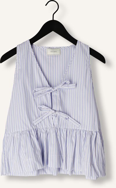 Lichtblauwe NEO NOIR Top MANJA STRIPE TOP Lichtblauwe NEO NOIR Top MANJA STRIPE TOP - large