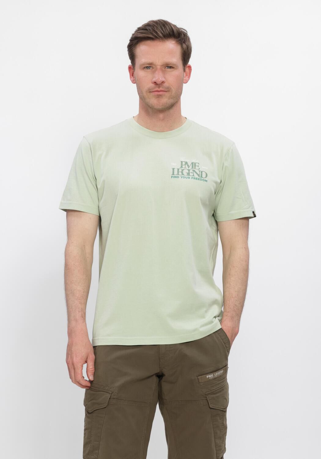 Mint PME LEGEND T-shirt SHORT SLEEVE R-NECK SMALL ART PACKAGE B+T ONLY - large