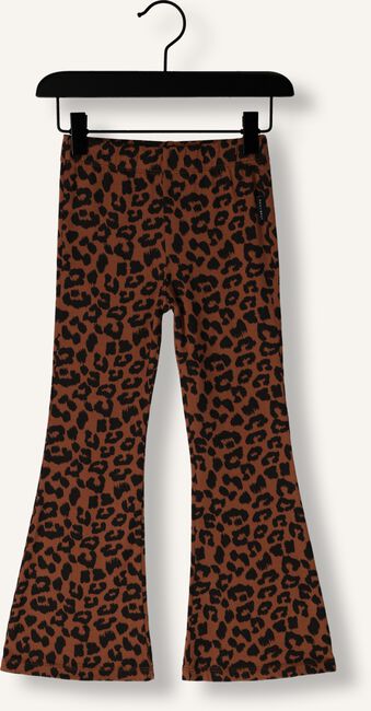 Bruine DAILY BRAT Flared broek LEOPARD FLARED PANTS Bruine DAILY BRAT Flared broek LEOPARD FLARED PANTS - large