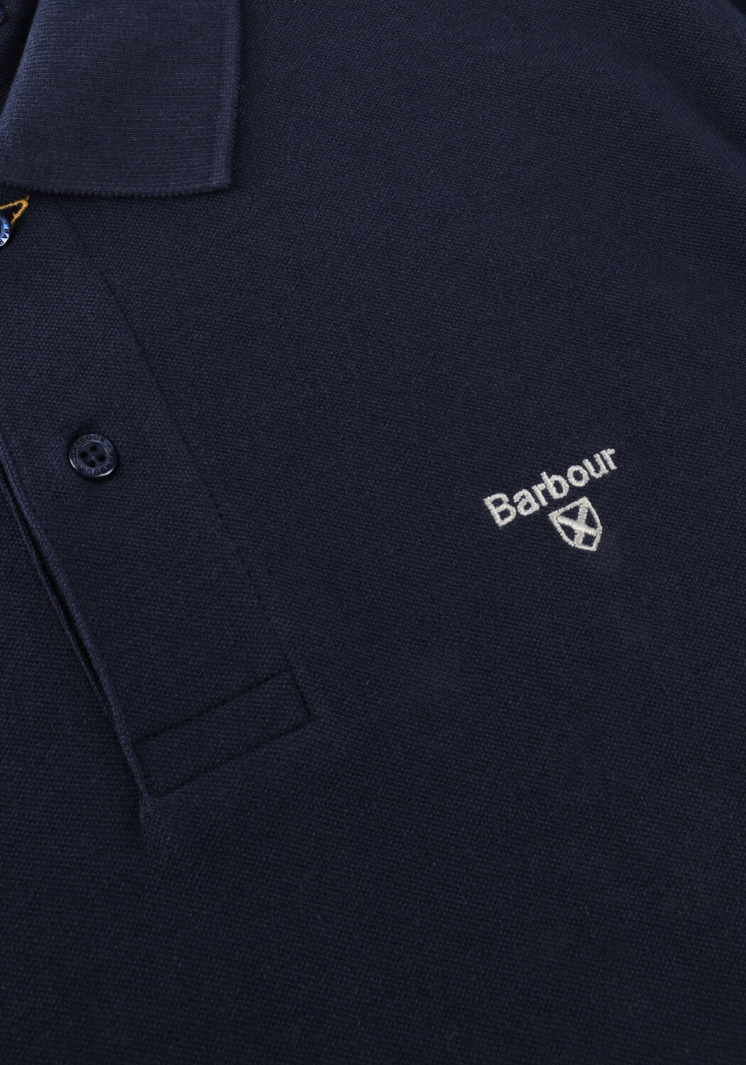 Donkerblauwe BARBOUR Polo LIGHTWEIGHT SPORTS POLO SHIRT - large