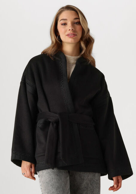 Zwarte ANTIK BATIK Kimono WILLIAM KIMONO - large