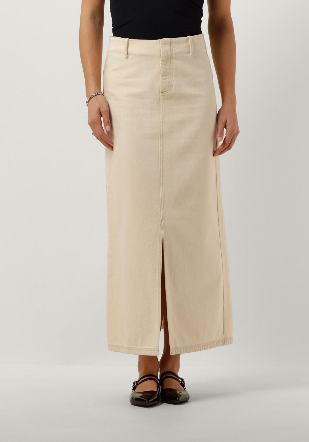 MSCH COPENHAGEN Dames Rokken Mschphelina Ida Hw Denim Skirt Zand