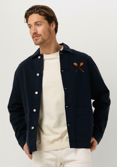 Blauwe FORÉT Overshirt NOWHERE OVERSHIRT - large