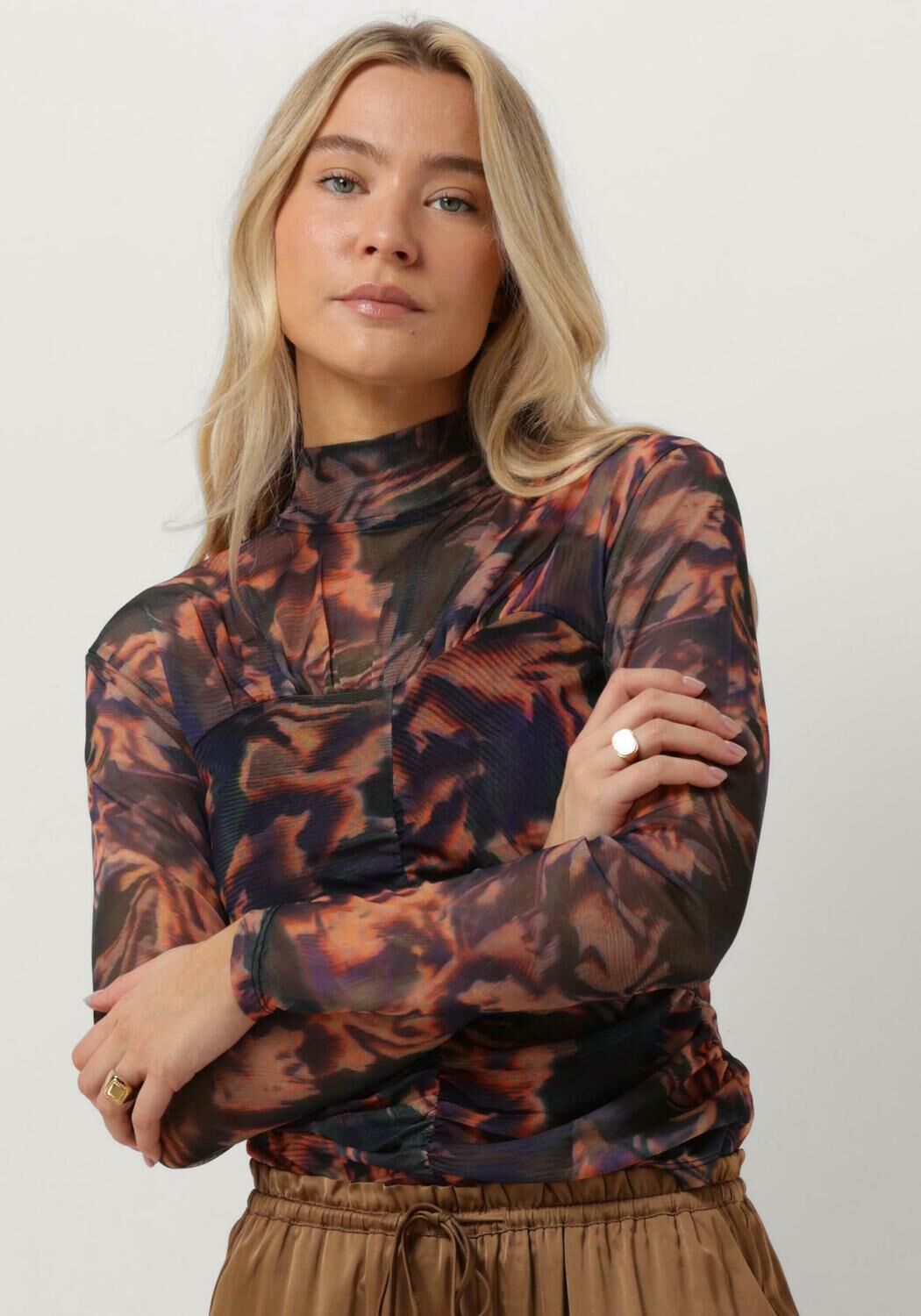 GESTUZ Dames Blouses Ewagz P Blouse Oranje