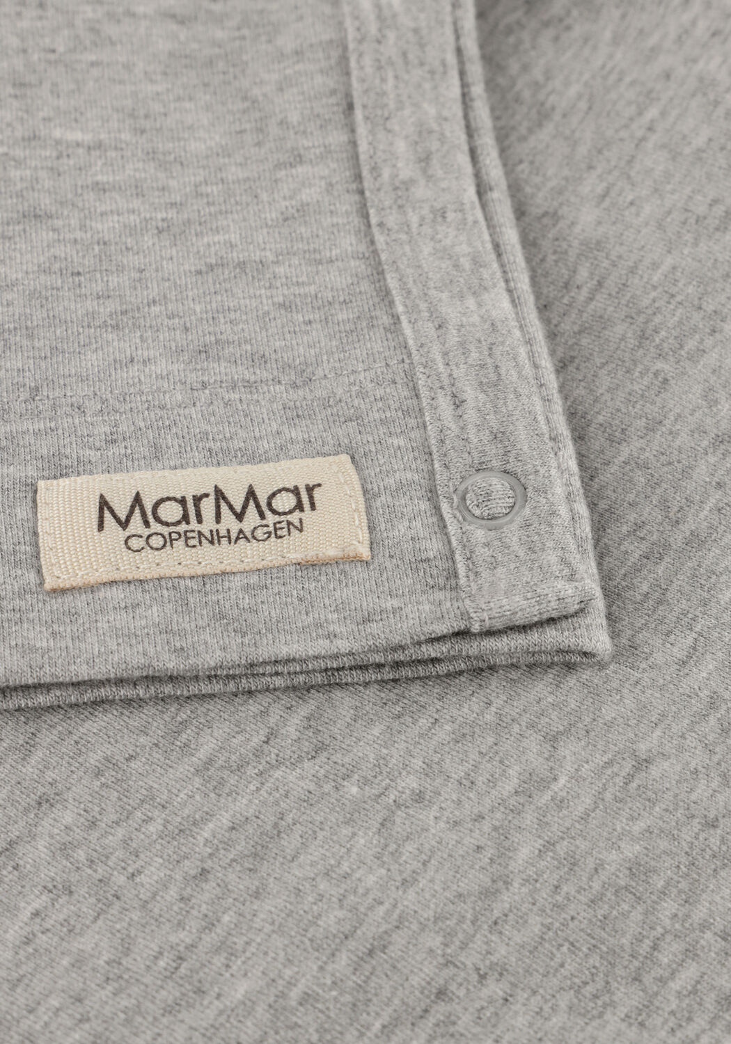 Lichtgrijze MARMAR COPENHAGEN T-shirt TUT WRAP LS - large