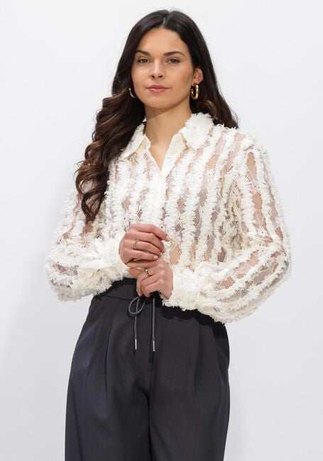 Gebroken wit Y.A.S. Blouses YASFRAYLY LS SHIRT - large