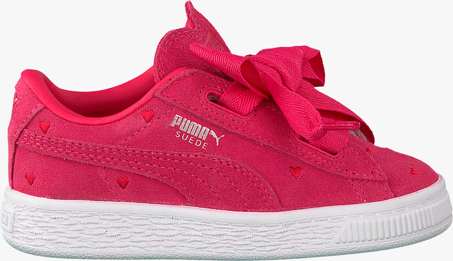 puma suede heart rose