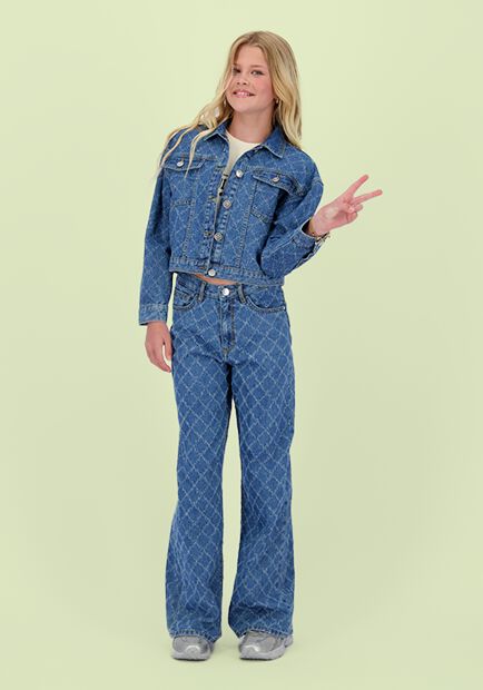 RAIZZED Meisjes Jeans Monaco Laser Lichtblauw