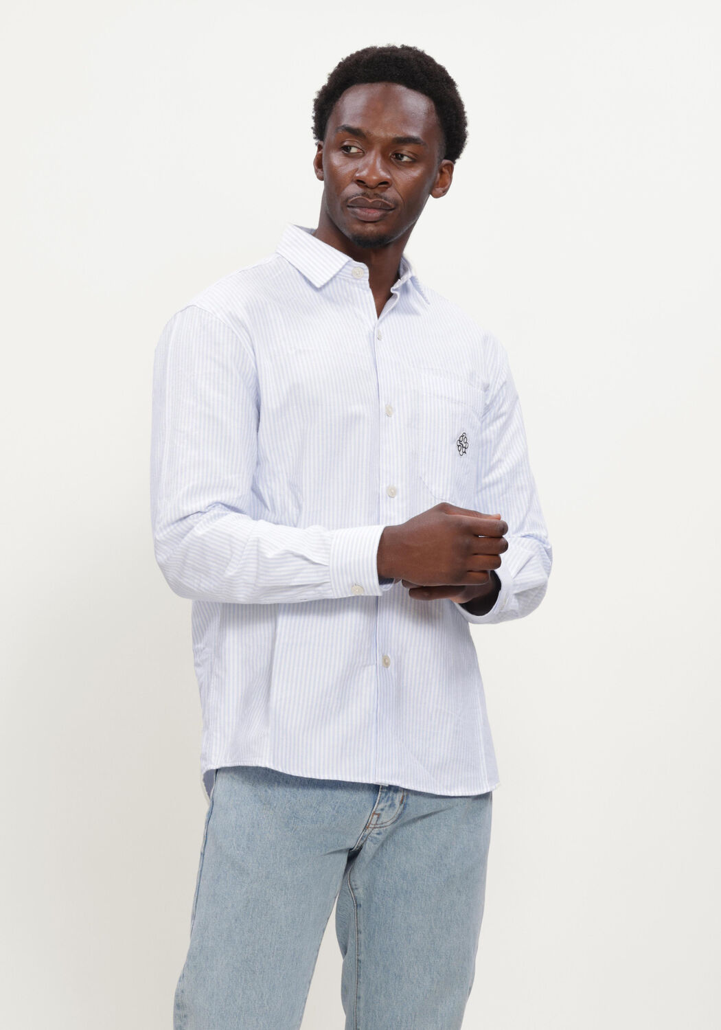 Witte THE GOODPEOPLE Casual overhemd SOY - large