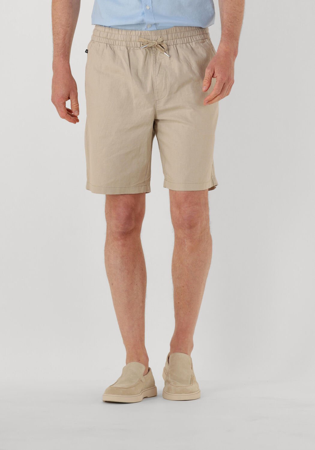 Matinique Regular fit bermuda van een mix van linnen en katoen model 'barton'