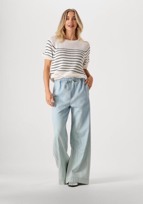 Ecru BY-BAR Trui CRUZ STRIPE PULLOVER - large
