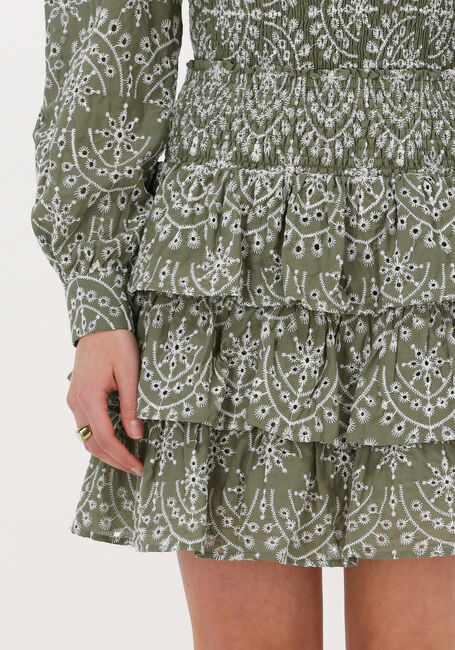 Blauwe COLOURFUL REBEL Minirok NINI BRODERIE ANGELAISE LAYER MINI SKORT - large