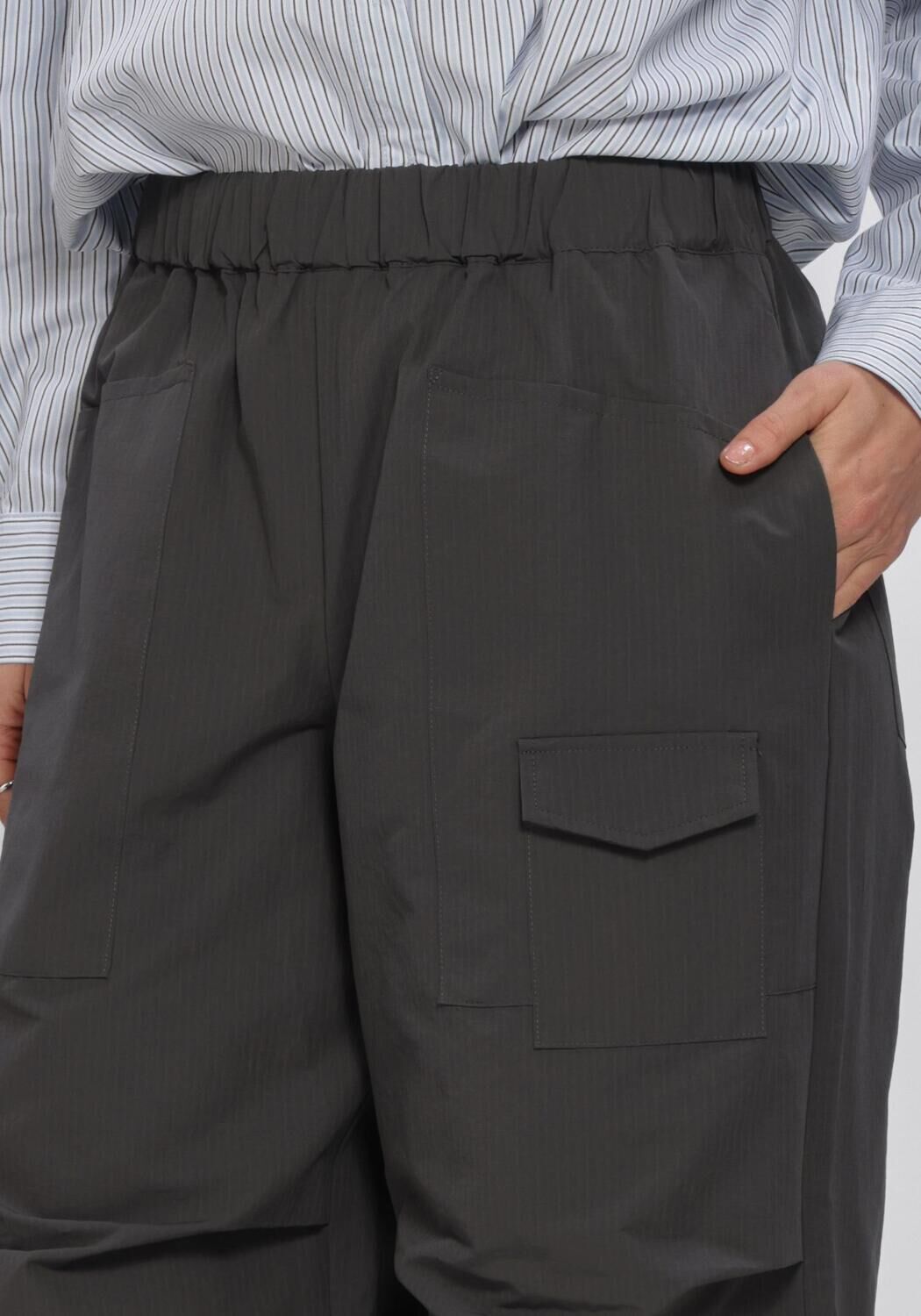 Donkergrijze MY ESSENTIAL WARDROBE Broeken MWTASMA TRACK PANT - large