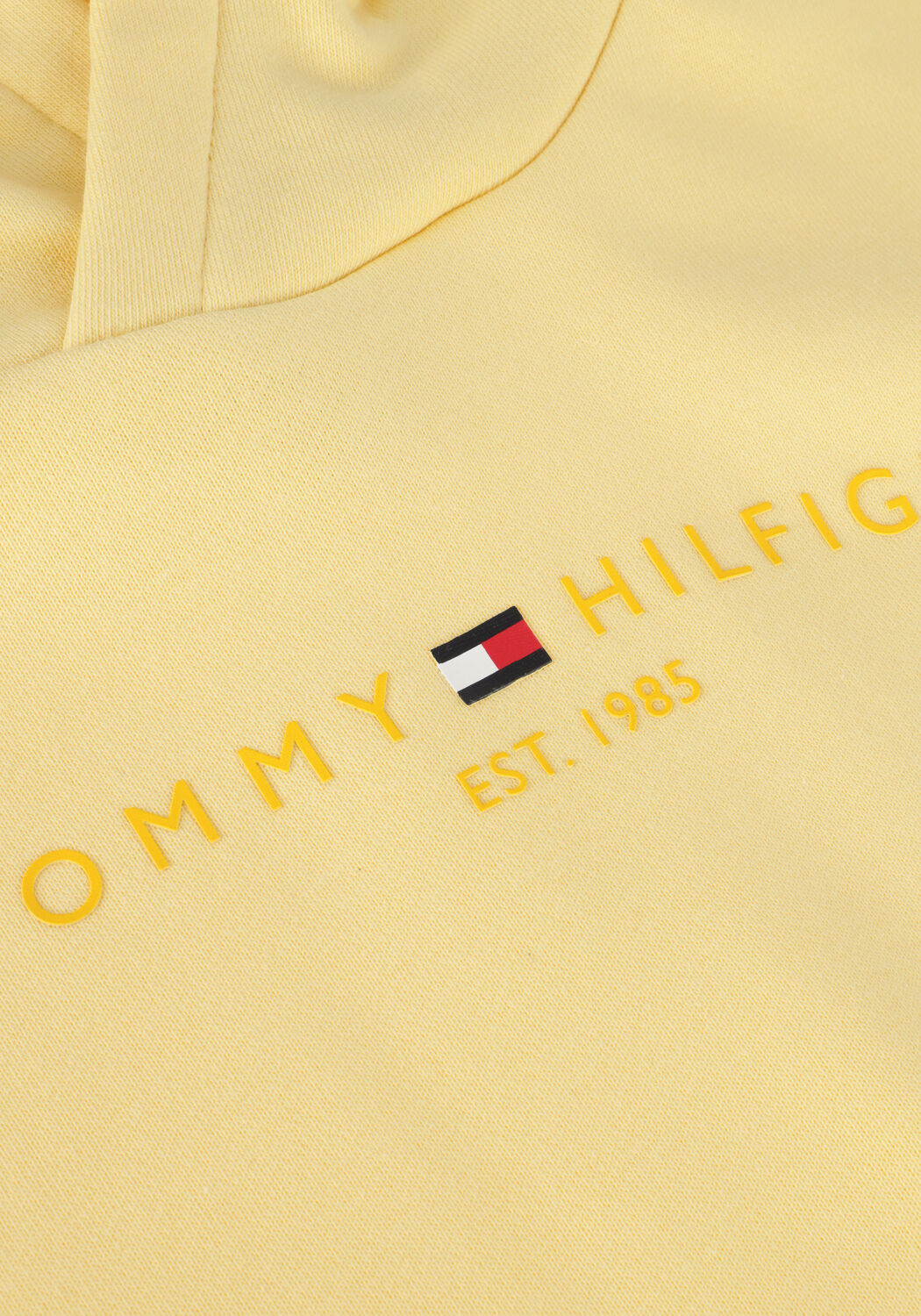 Gele TOMMY HILFIGER Mini jurk ESSENTIAL HOODIE DRESS S S Omoda