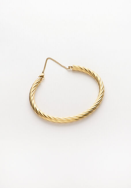 Gouden NOTRE-V Armband BANGLE GEDRAAID - large