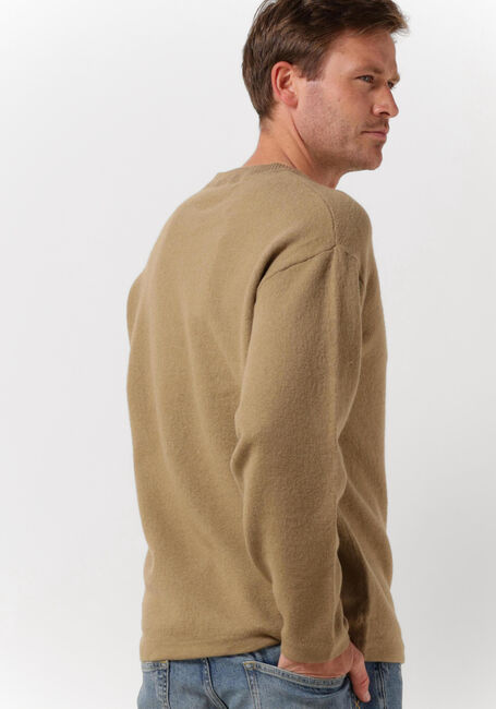 Camel SELECTED HOMME Trui SLHPARKON LS KNIT CREW NECK G - large