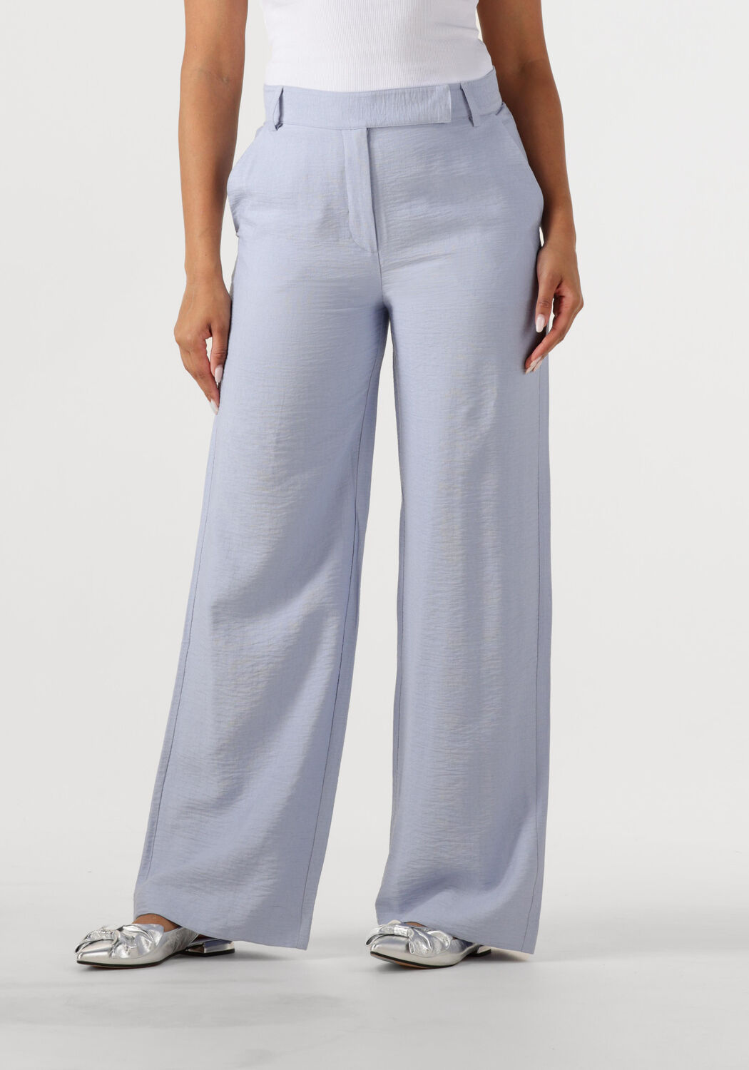 EDITED Dames Broeken Amou Trousers Lichtblauw