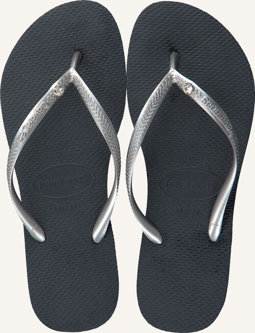 Grijze HAVAIANAS Slippers SLIM CRYSTAL GLAMOUR Grijze HAVAIANAS Slippers SLIM CRYSTAL GLAMOUR - large