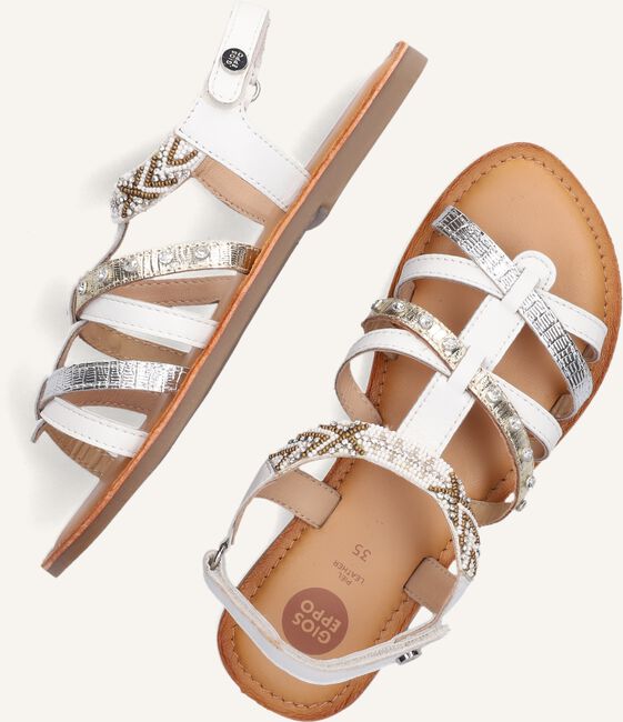 Witte GIOSEPPO Platte sandalen 62512 Witte GIOSEPPO Platte sandalen 62512 - large