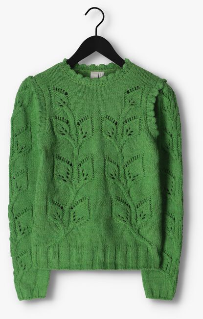 Groene Y.A.S. Trui YASFOREST LS KNIT PULLOVER S. - large