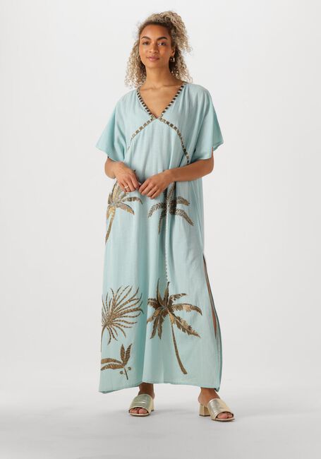 Lichtblauwe WILD Maxi jurk ANNIE - large