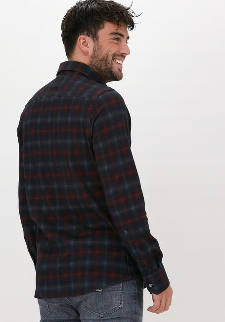 Grijze VANGUARD Casual overhemd LONG SLEEVE SHIRT CHECK PRINTE - large