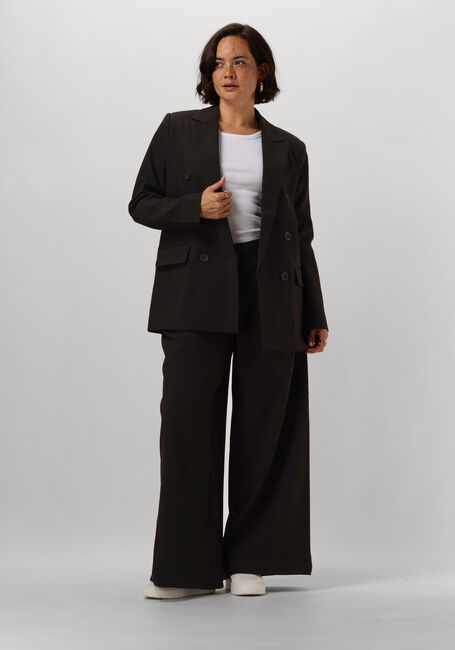 Zwarte MY ESSENTIAL WARDROBE Wijde broek MILANMW WIDE PANT - large
