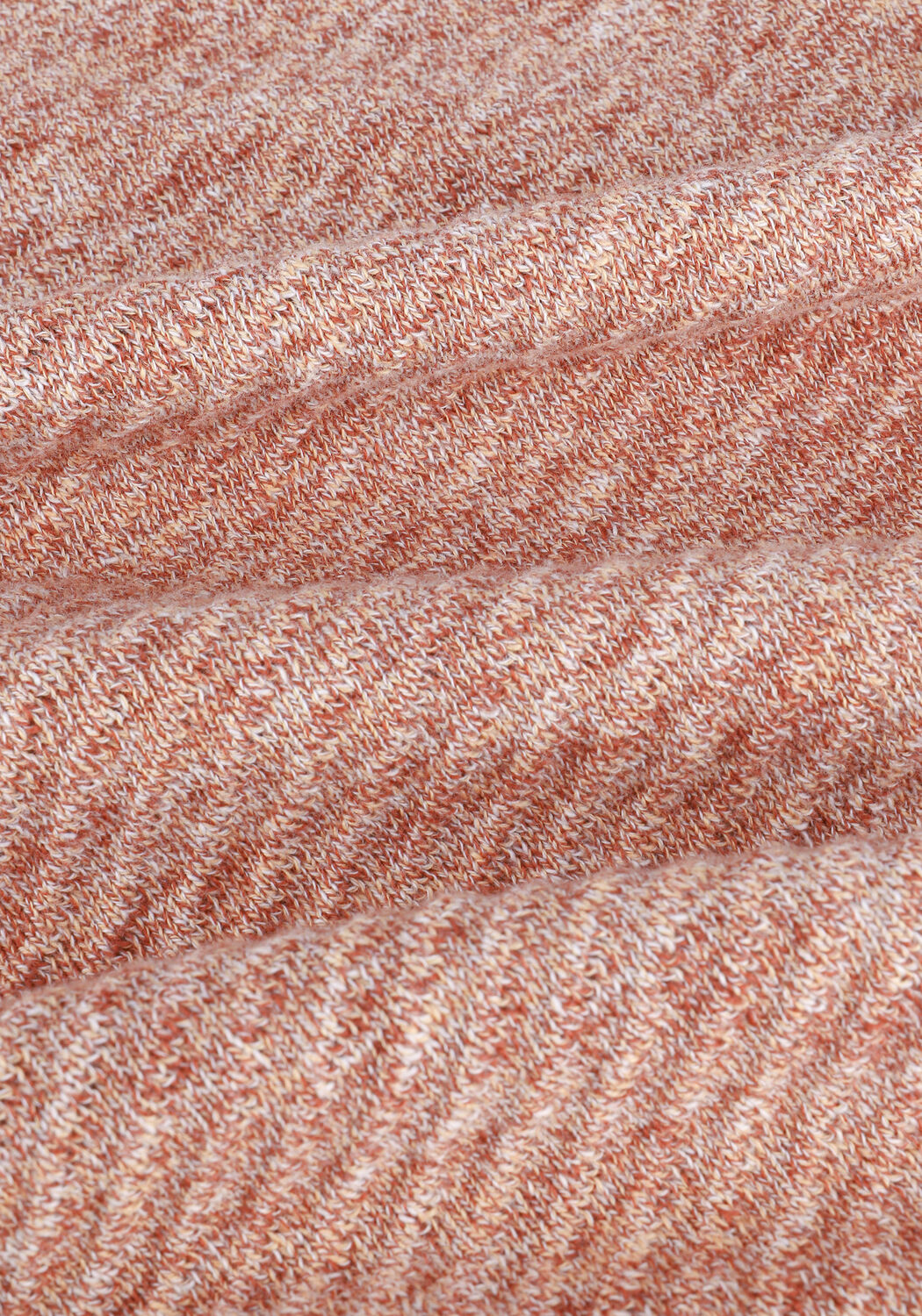 Roze CAST IRON Trui R-NECK COTTON 3 TONE MOULINE SLUB - large