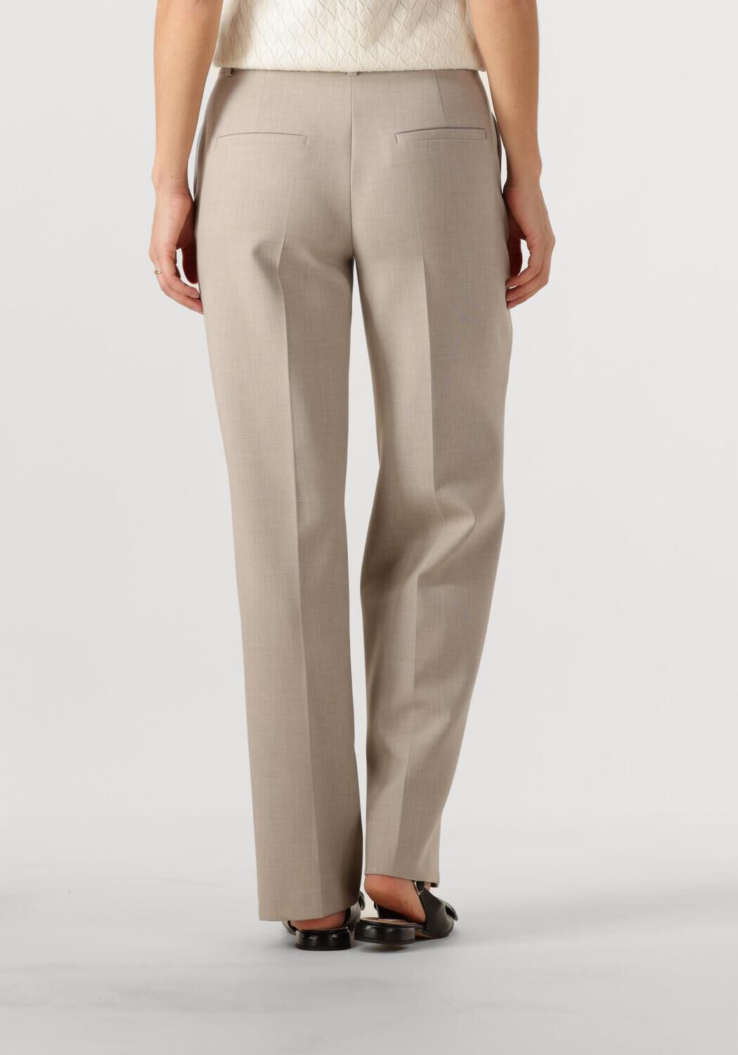 SELECTED FEMME Dames Broeken Slfrita Mw Wide Pant Beige