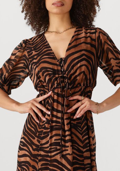 Zwarte NOTRE-V Maxi jurk NV-FIORE - large