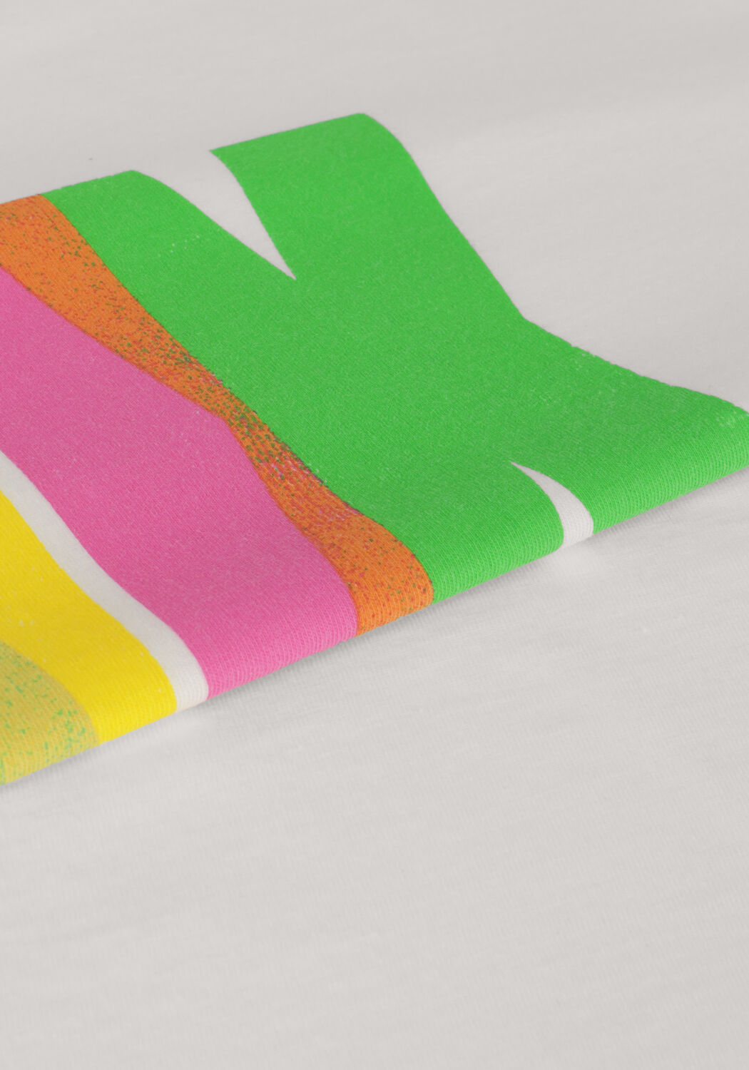 Witte ALIX THE LABEL T-shirt LADIES KNITTED COLOURED ALIX T-SHIRT - large