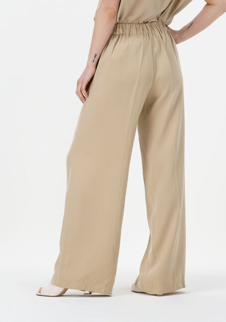 Bruine SUMMUM Wijde broek TROUSERS TENCEL - large