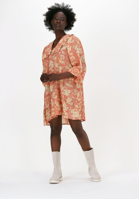 Oranje SISSEL EDELBO Mini jurk JUNO DRESS MINI - large