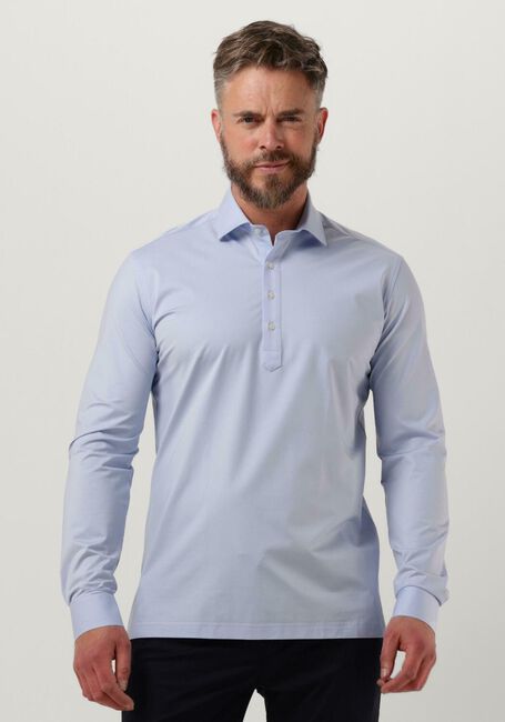Lichtblauwe GENTI Klassiek overhemd S7096-1175 - large