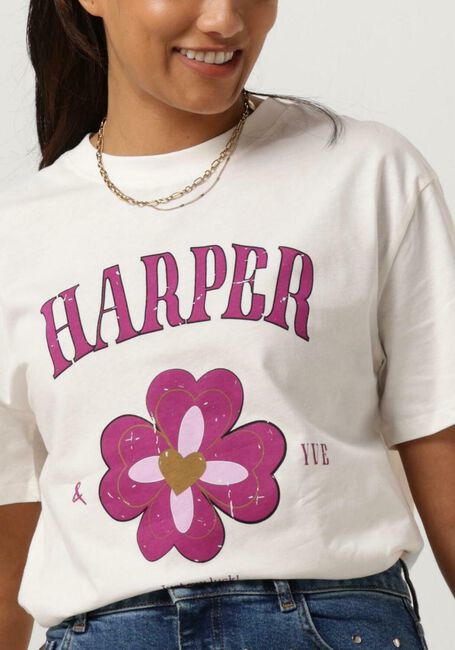 Gebroken wit HARPER & YVE T-shirt LUCKY-SS - large