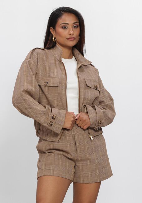 Bruine NUKUS Jack HOPE JACKET CHECK - large