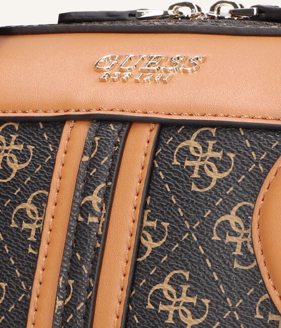Bruine GUESS Handtas NOELLE BOX SATCHEL Bruine GUESS Handtas NOELLE BOX SATCHEL - large