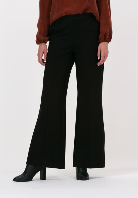 Zwarte SUMMUM Wijde broek TROUSERS BOOT CUT PUNTO MILANO - large