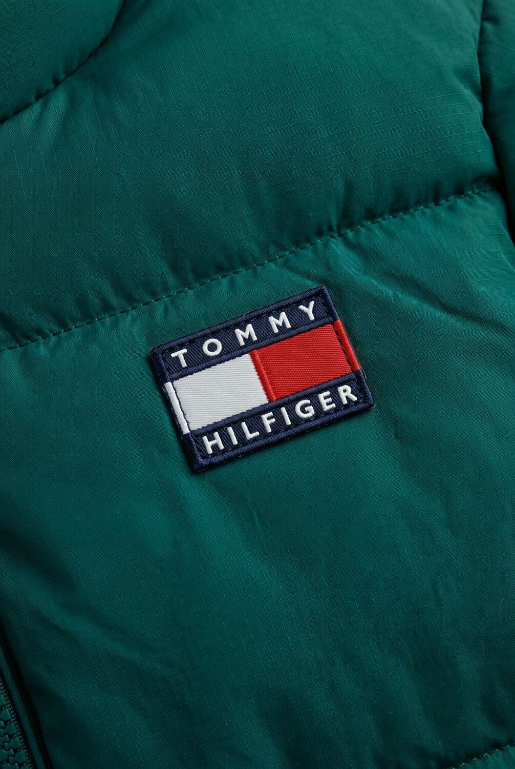 TOMMY HILFIGER Jongens Jassen Essential Puffer Jacket Donkergroen