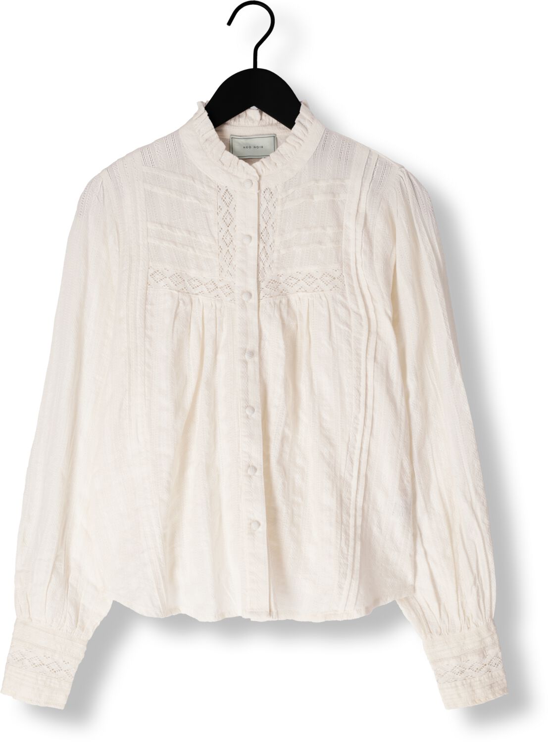 NEO NOIR Dames Blouses Bria Dobby Blouse Wit
