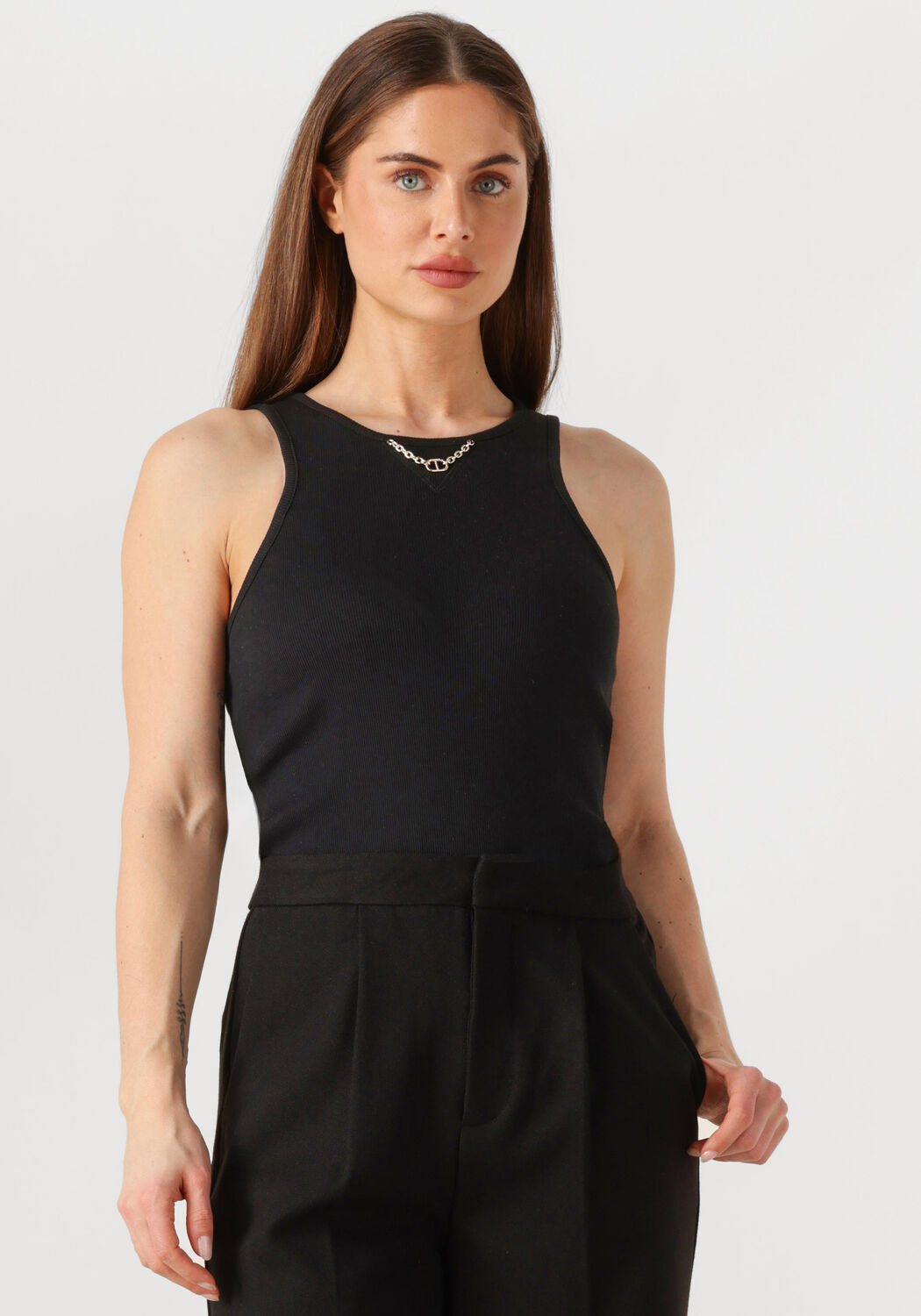 TWINSET MILANO Dames Tops & T-shirts 251tt2400 Zwart
