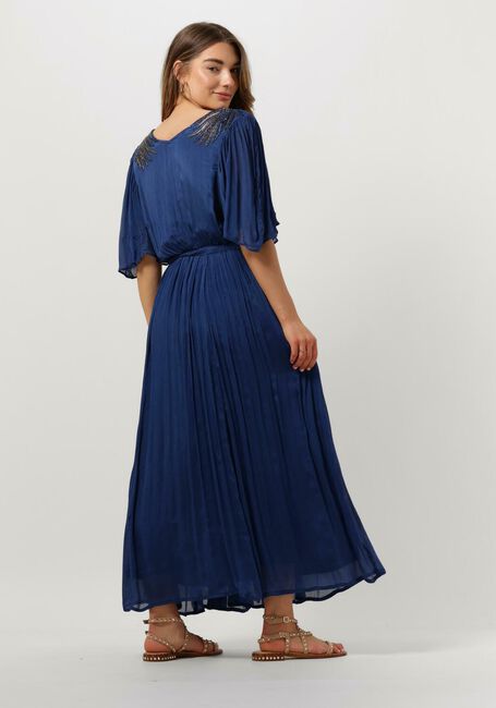 Blauwe LOUIZON Maxi jurk ASTRAL - large