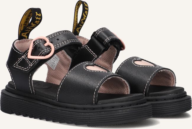 Zwarte DR MARTENS Platte sandalen MARLOWE HEARTS K Zwarte DR MARTENS Platte sandalen MARLOWE HEARTS K - large