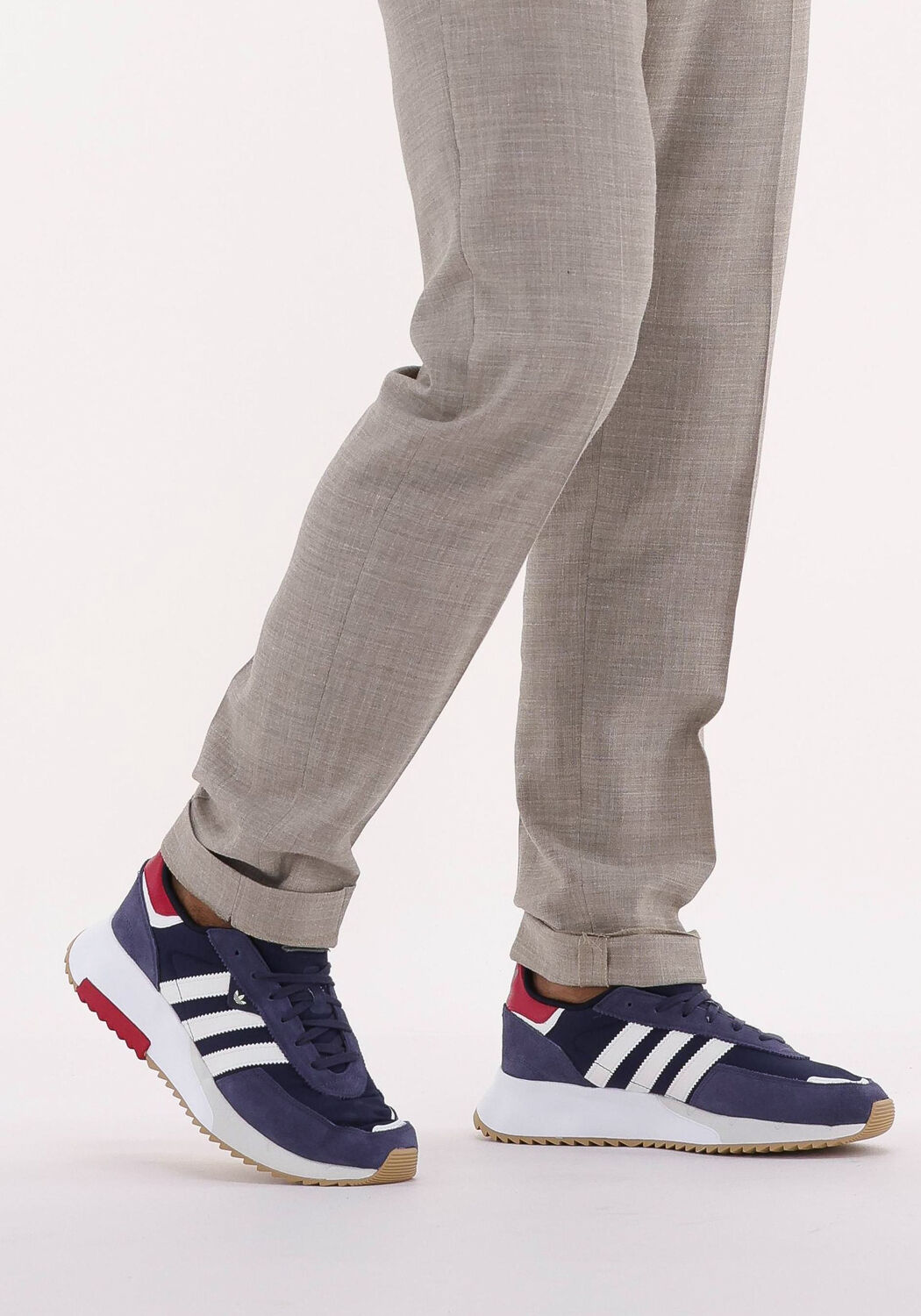 Blauwe ADIDAS Lage sneakers RETROPY F2 MEN - large