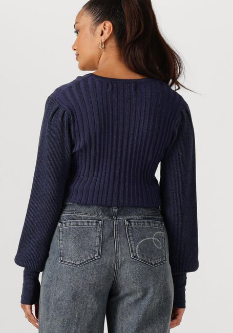Donkerblauwe NUKUS Truien/vesten MULBERRY PULLOVER LUREX - large