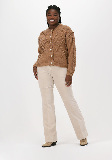 Camel OBJECT Vest JOCELYN KNIT CARDIGAN - large