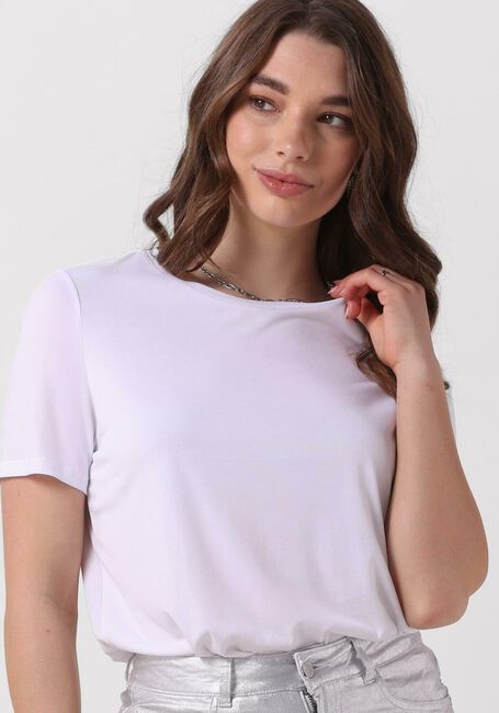 Witte OBJECT T-shirt OBJANNIE S/S T-SHIRT NOOS - large
