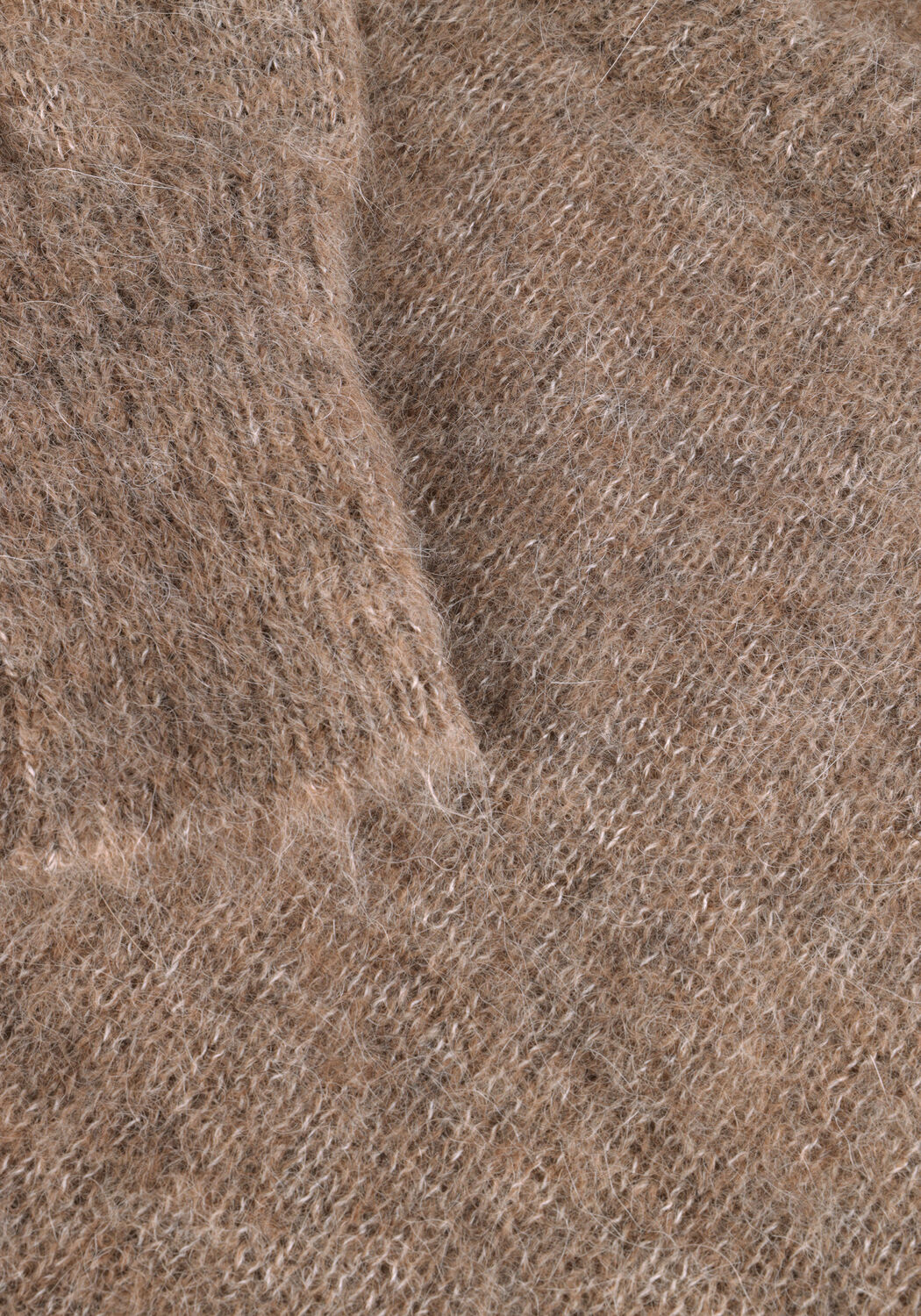 Taupe BY-BAR Trui SONNY NATURAL PULLOVER - large