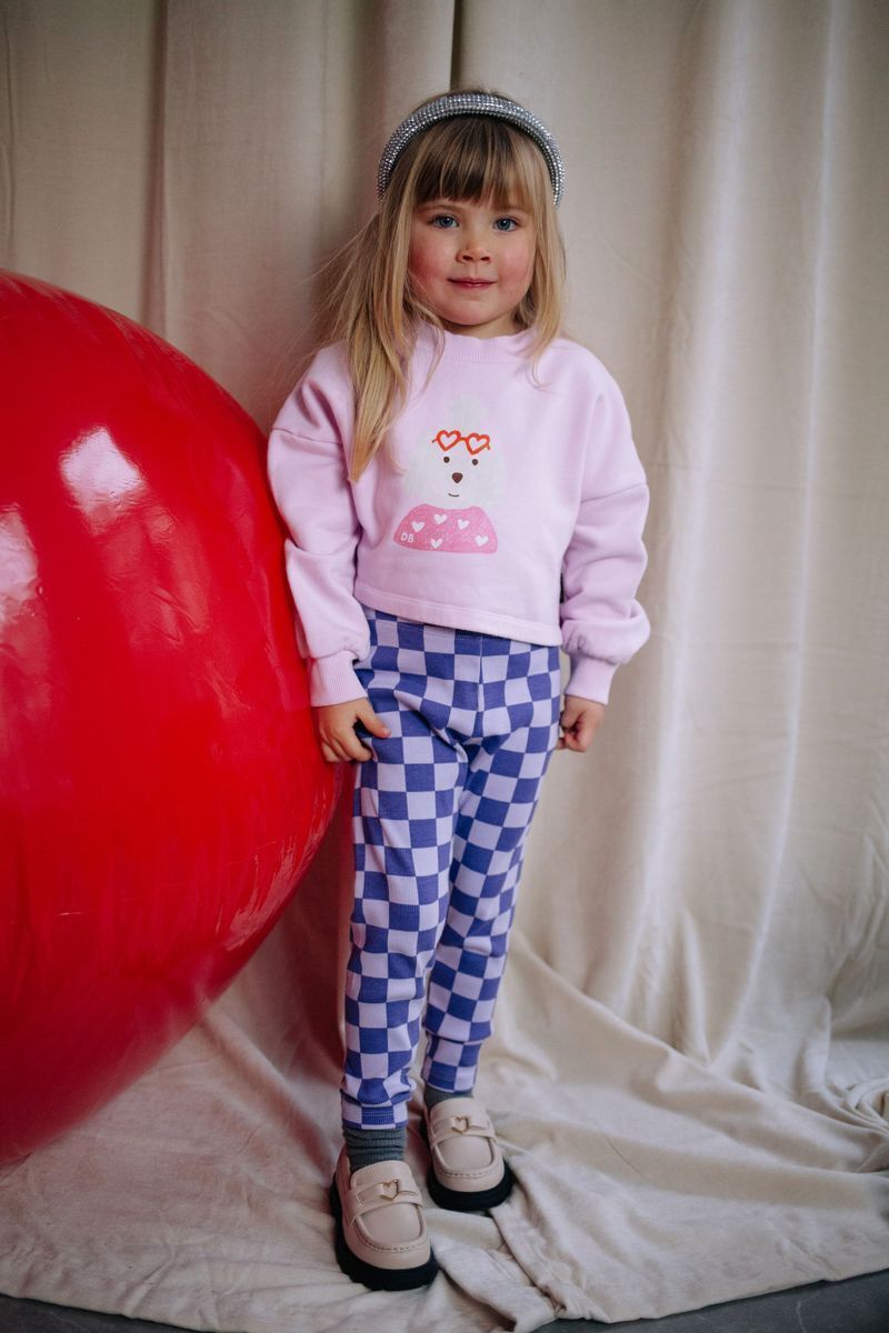 Multi DAILY BRAT Legging CHECKERED PANTS - large